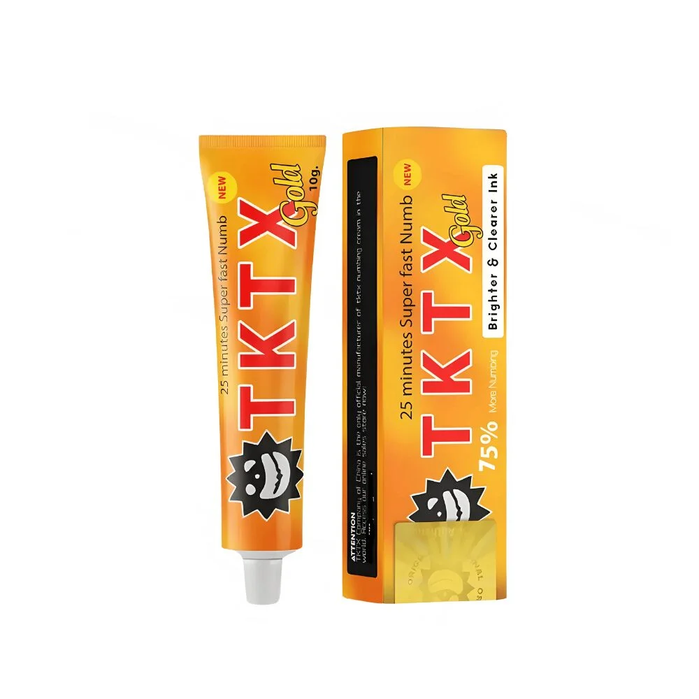 TKTX GOLD 75% per TATUAGGIO | RIMOZIONE DEI PELI | FORATURA | MICROBLADING | ANESTESIA